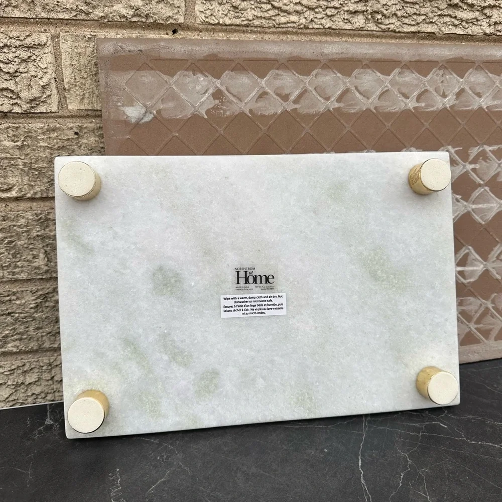 Elegant White Marble cheese board